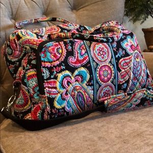 Vera Bradley Parisian Pais. Weekender Travel  Bag